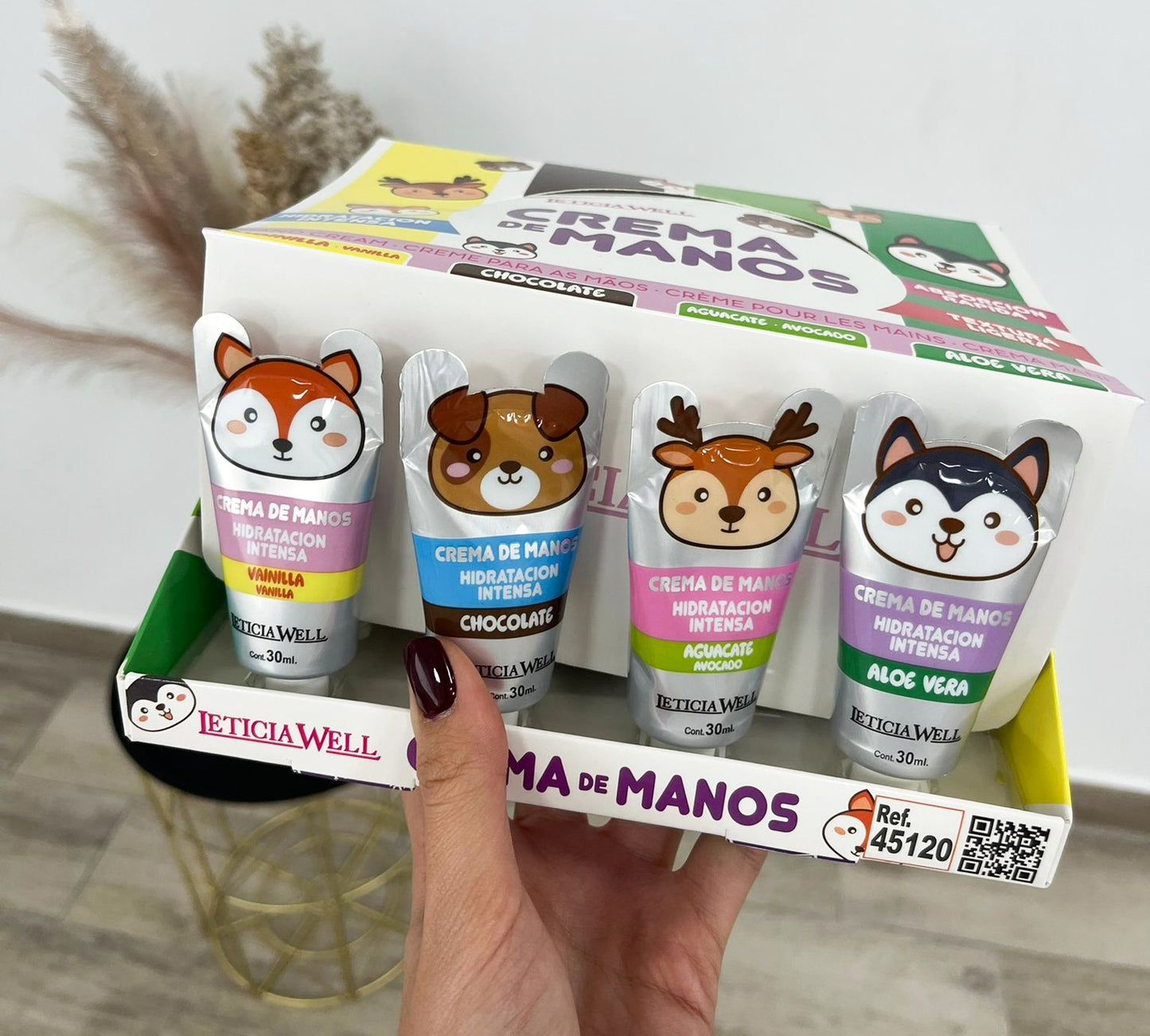 Crema de manos animales