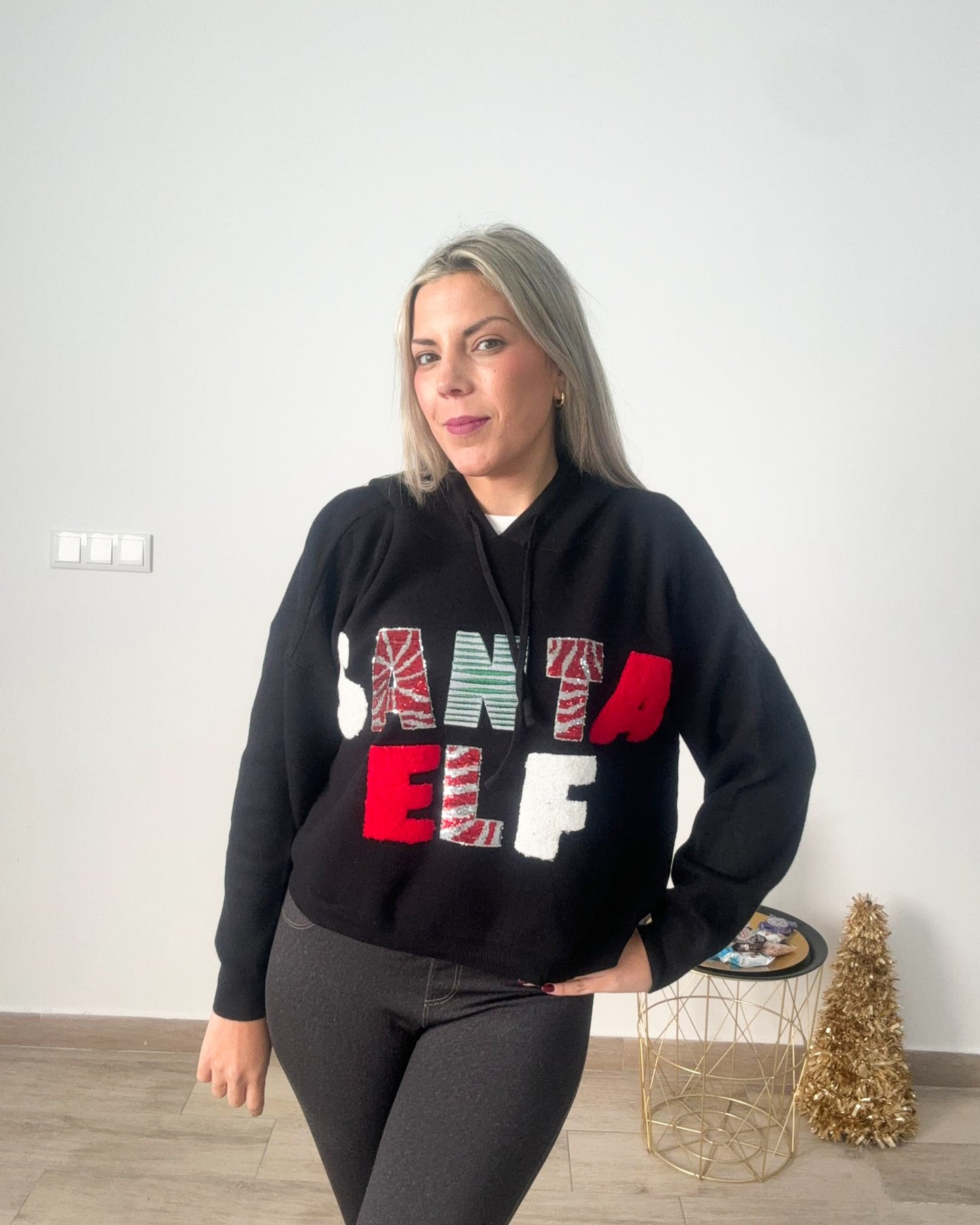 Sudadera SANTA ELF (Talla única da desde una 36/38 hasta 42/44 aprox)